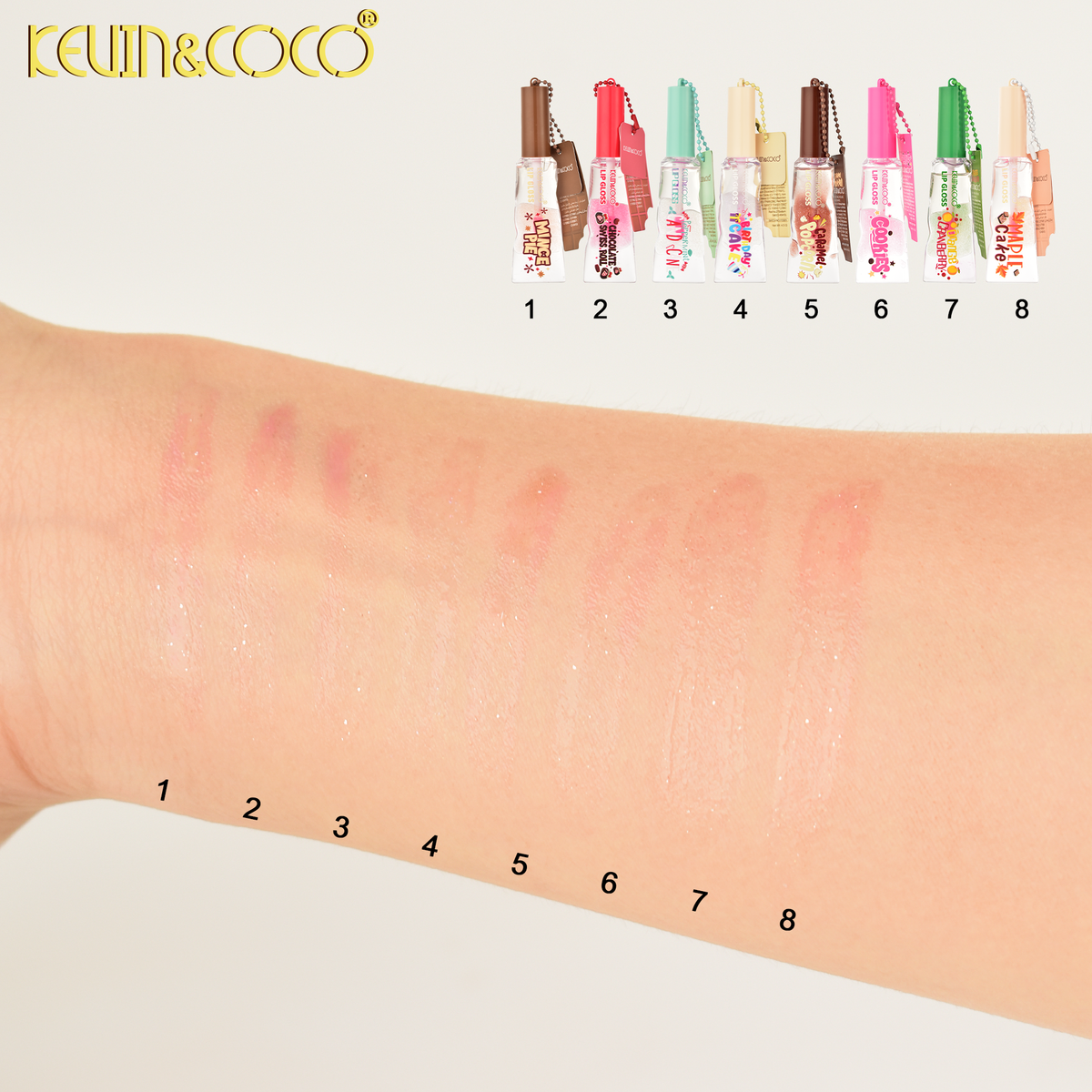 Labial Liquido con Llavero KEVIN&COCO REF:KC1133
