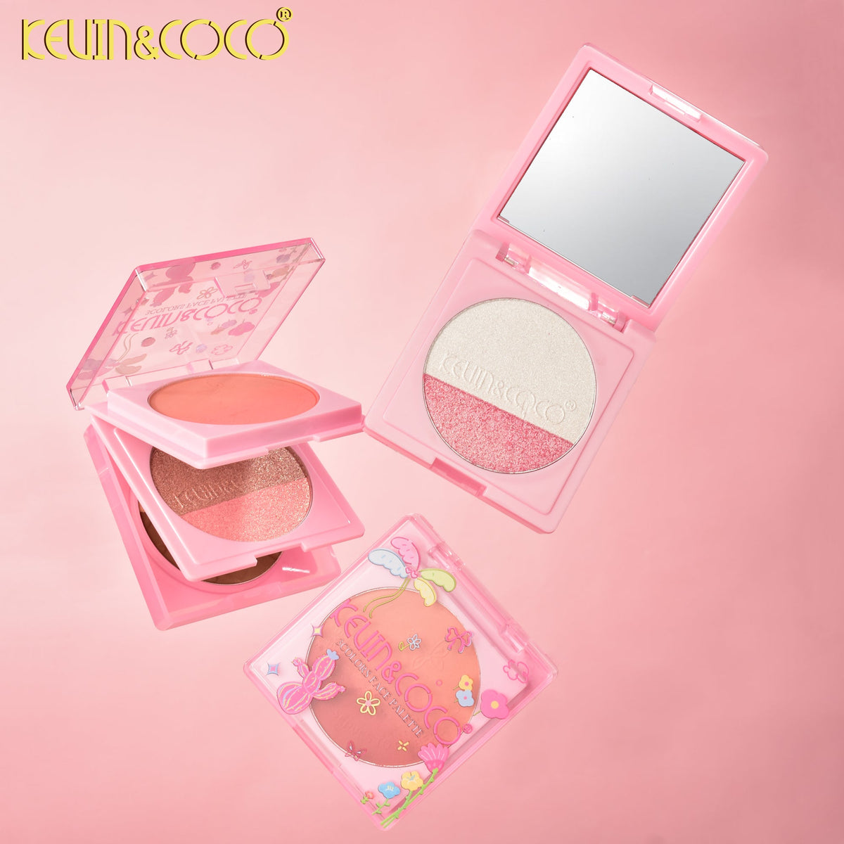 Set de Maquillaje Compacto con Espejo – Kevin&Coco REF:KC1014