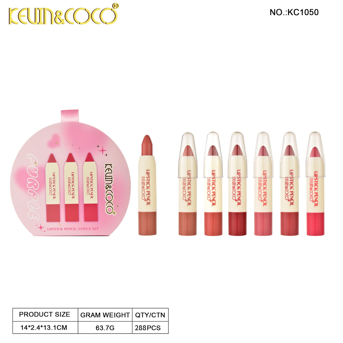 Kit Labial en barra KEVIN&COCO REF:KC1050