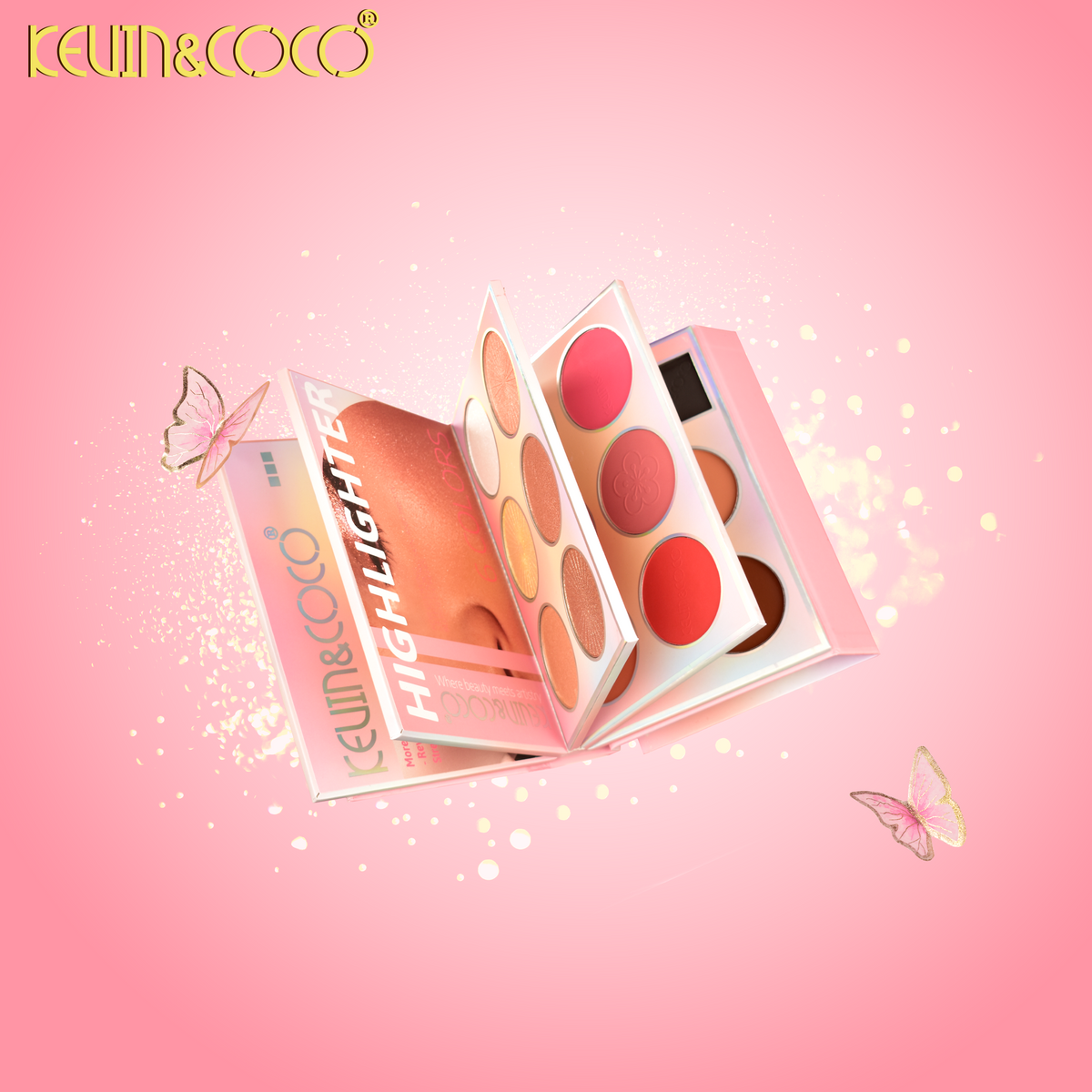 Paleta de maquillaje kevin&coco REF:KC1086