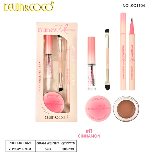 Kit para Cejas Completo 4 en 1 KEVIN&COCO REF:KC1104