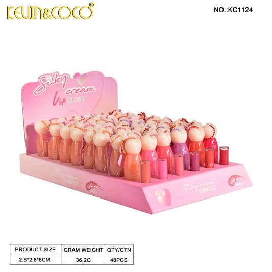 Brillo Labial Hidratante Diseño Corazón – Kevin&Coco REF:KC1124