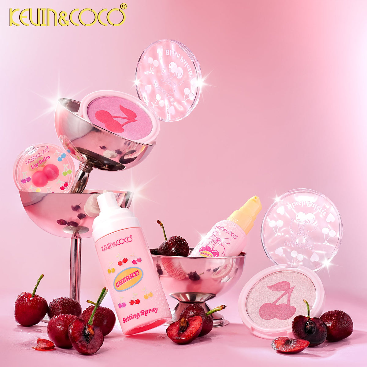 Rubor compacto Cherry kevin&coco REF:KC1415