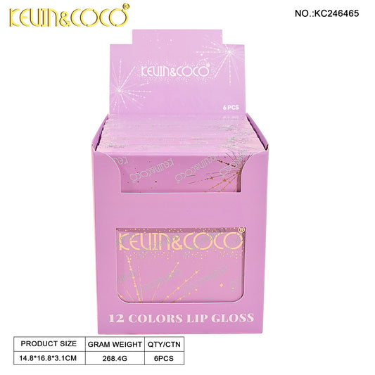 KIT DE LABIAL LIQUIDO*12 KEVIN&COCO REF:KC246465