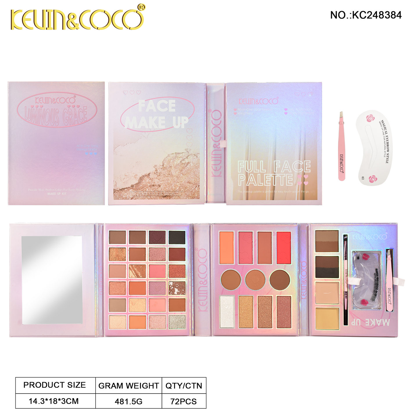 KIT DE MAQUILLAJE REF:KC248384