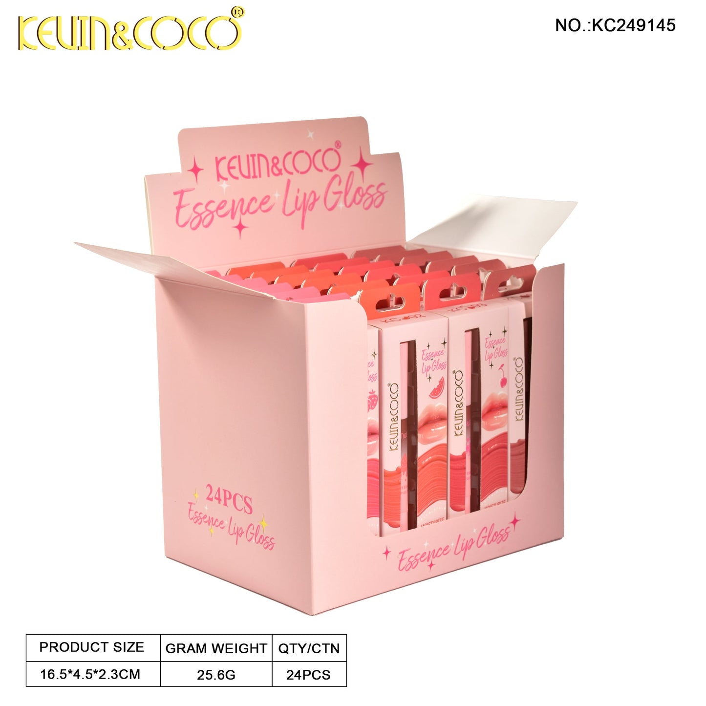 Brillo labial esencia de frutas KEVIN&COCO REF:KC249145