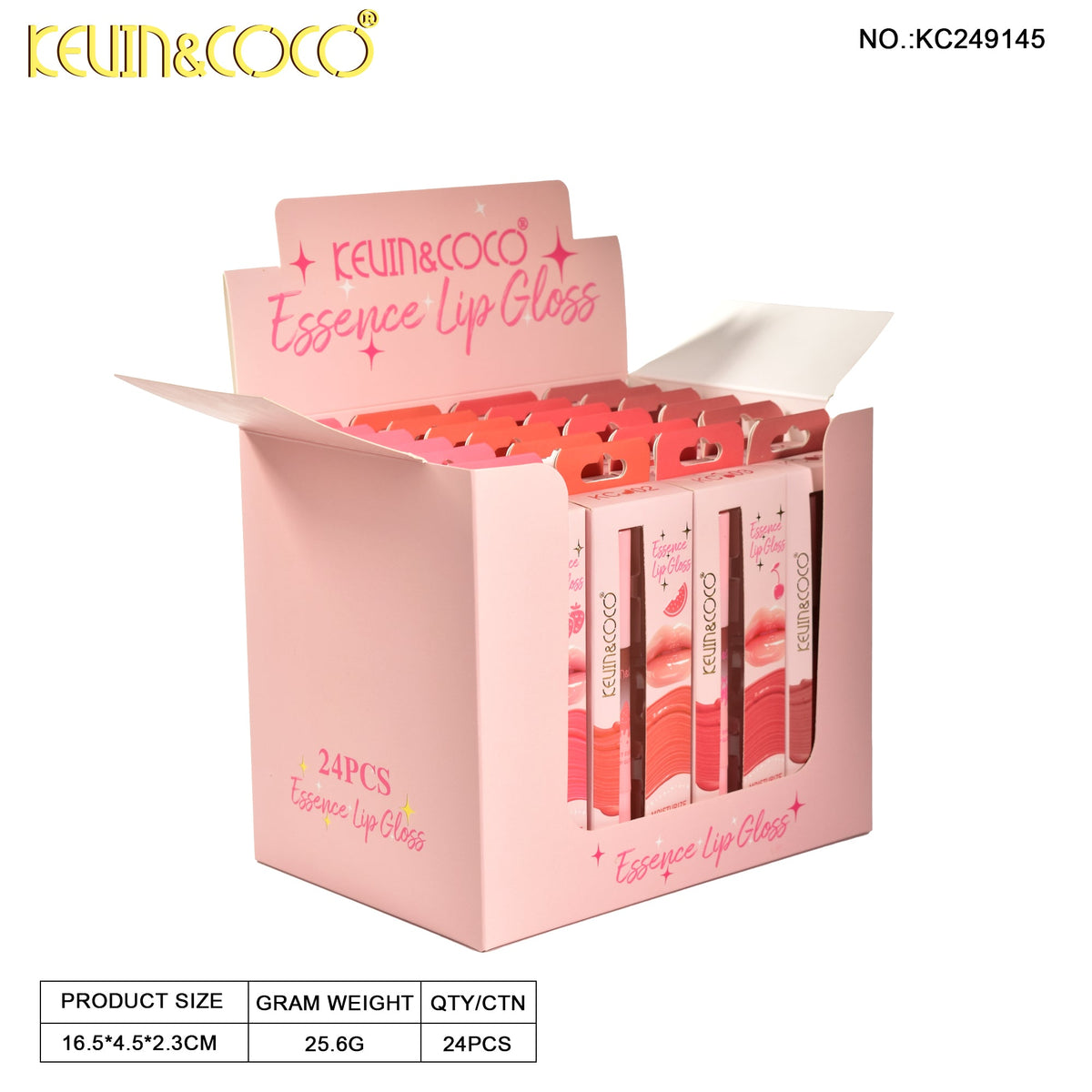 Brillo labial esencia de frutas KEVIN&COCO REF:KC249145