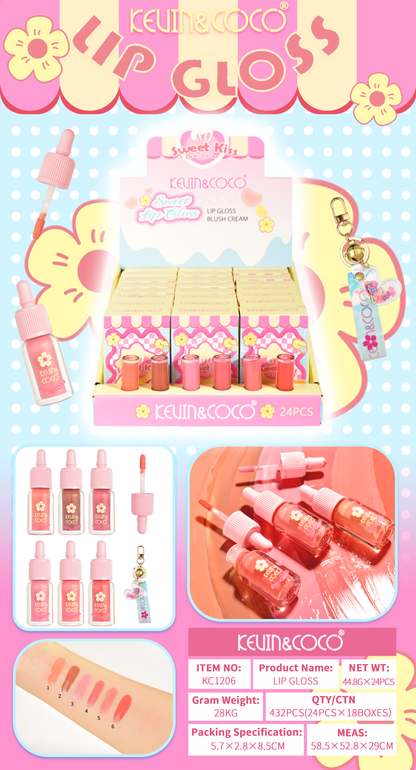 LIP GLOSS con Llavero– Kevin&Coco REF:KC1206