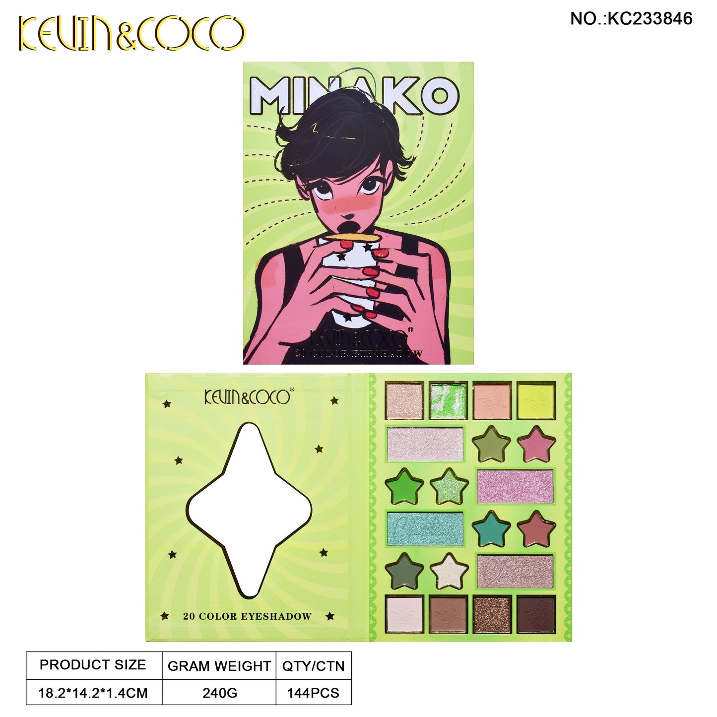 KIT PALETA LIBRO KEVIN&COCO REF:KC233846