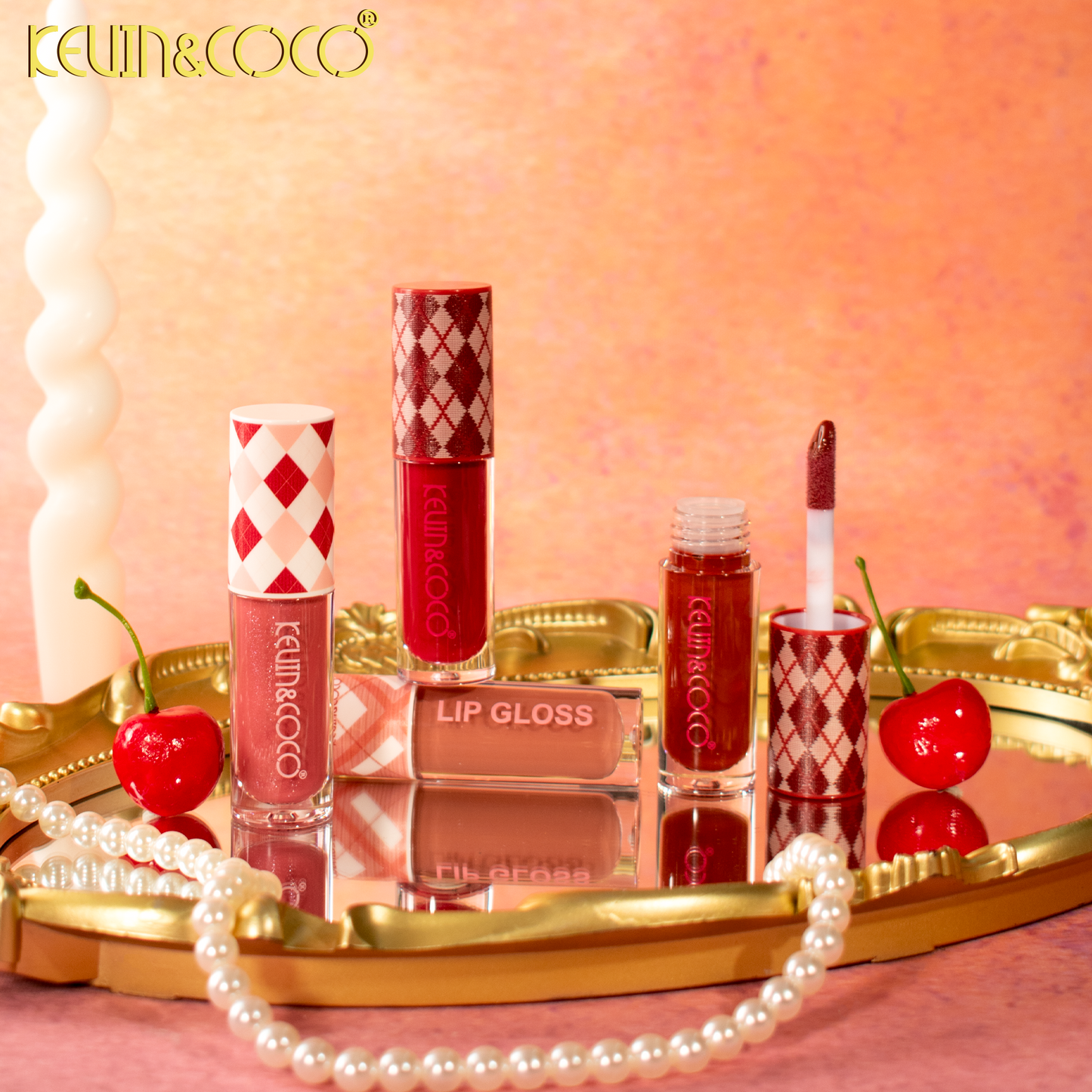 Set de Brillo Labial Vintage 3 Piezas – Kevin&Coco REF:KC1109
