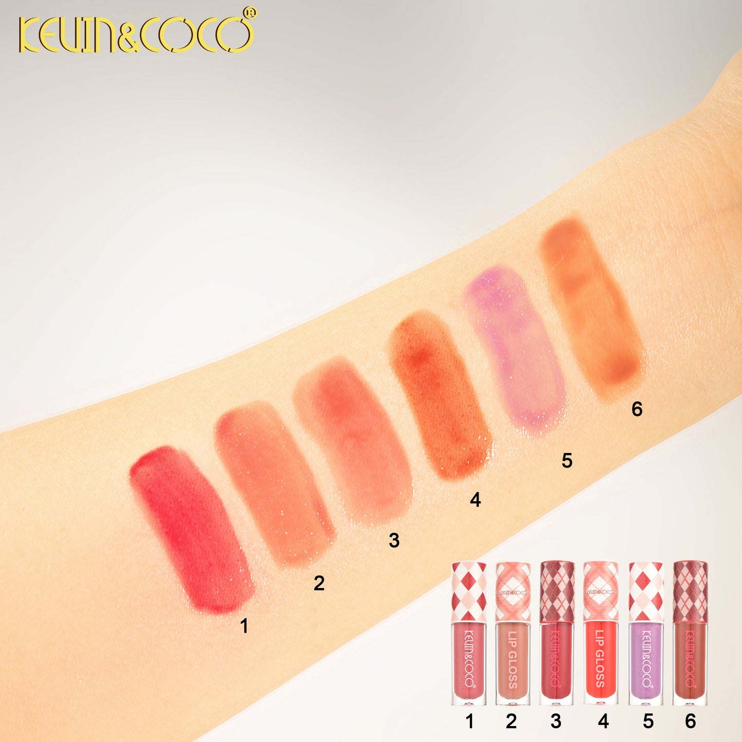 Set de Brillo Labial Vintage 3 Piezas – Kevin&Coco REF:KC1109