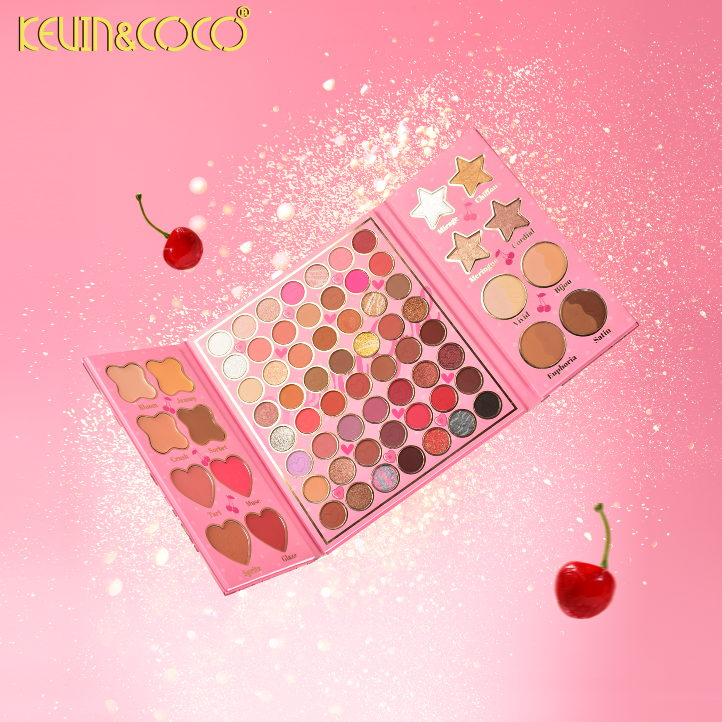 PALETA CHERRY GIRL 72 COLORES  REF:KC1240