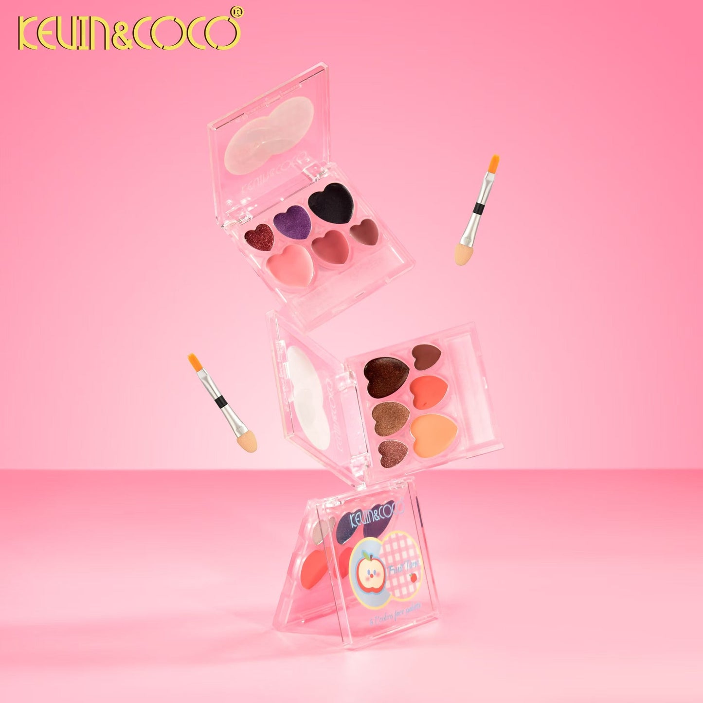 Paleta de Sombras Corazón Kawaii KEVIN&COCO REF:KC1102