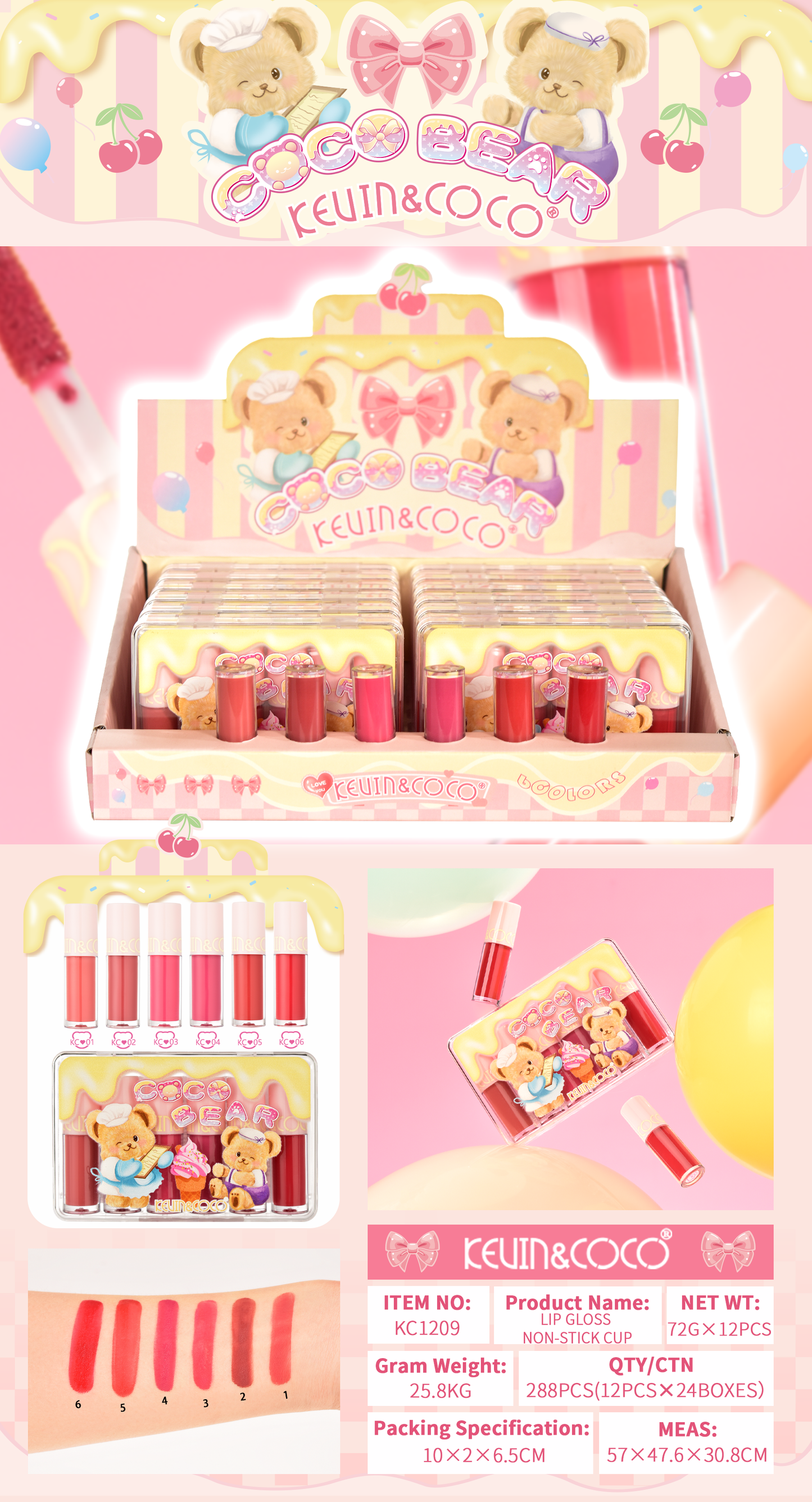 LABIAL MATE COCO BEAR REF:KC1209
