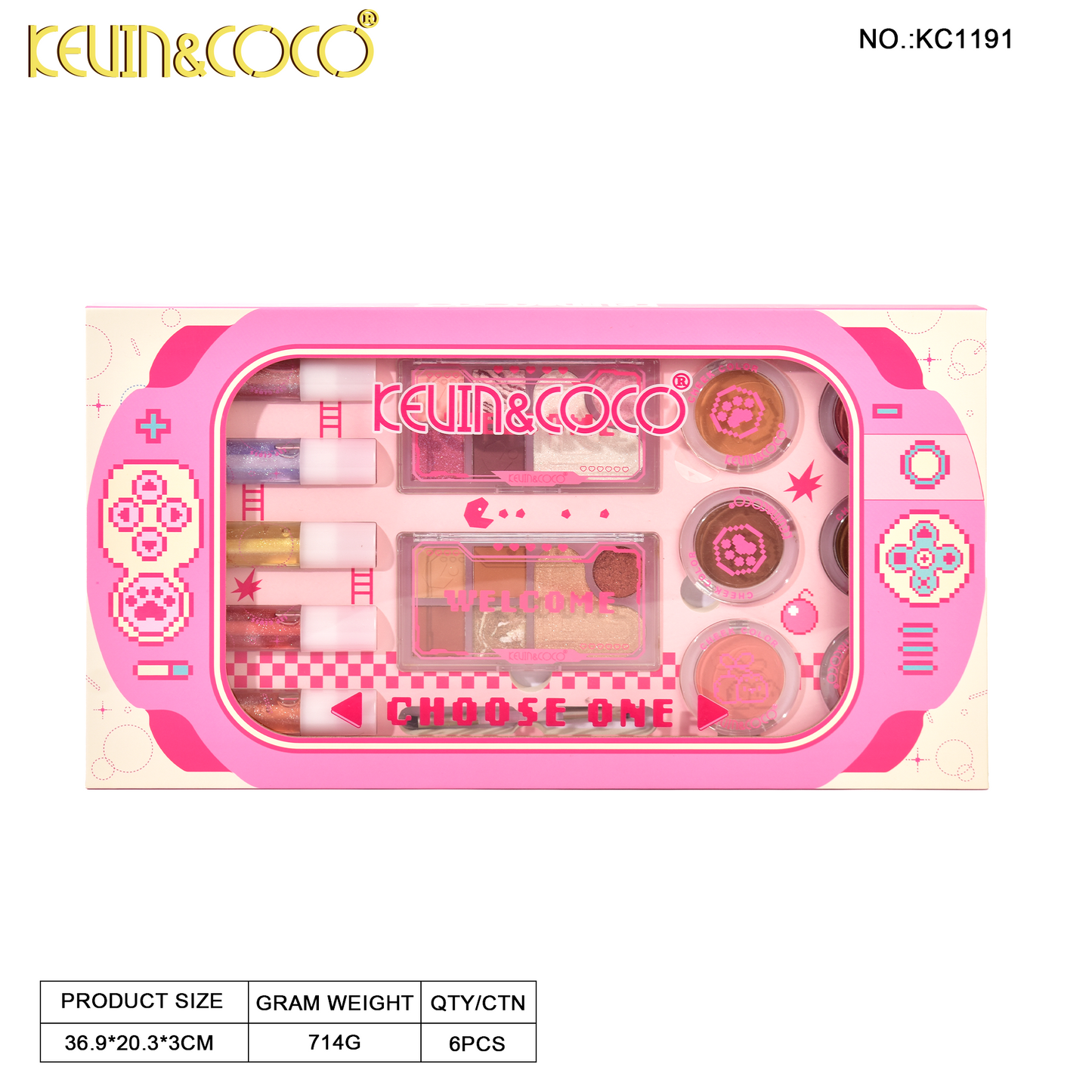 Kit de Maquillaje Cute GamerREF:KC1191