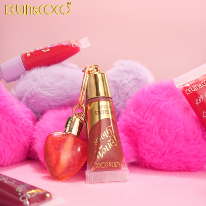 Lip Gloss con Llavero Corazón KEVIN&COCO REF:KC1274