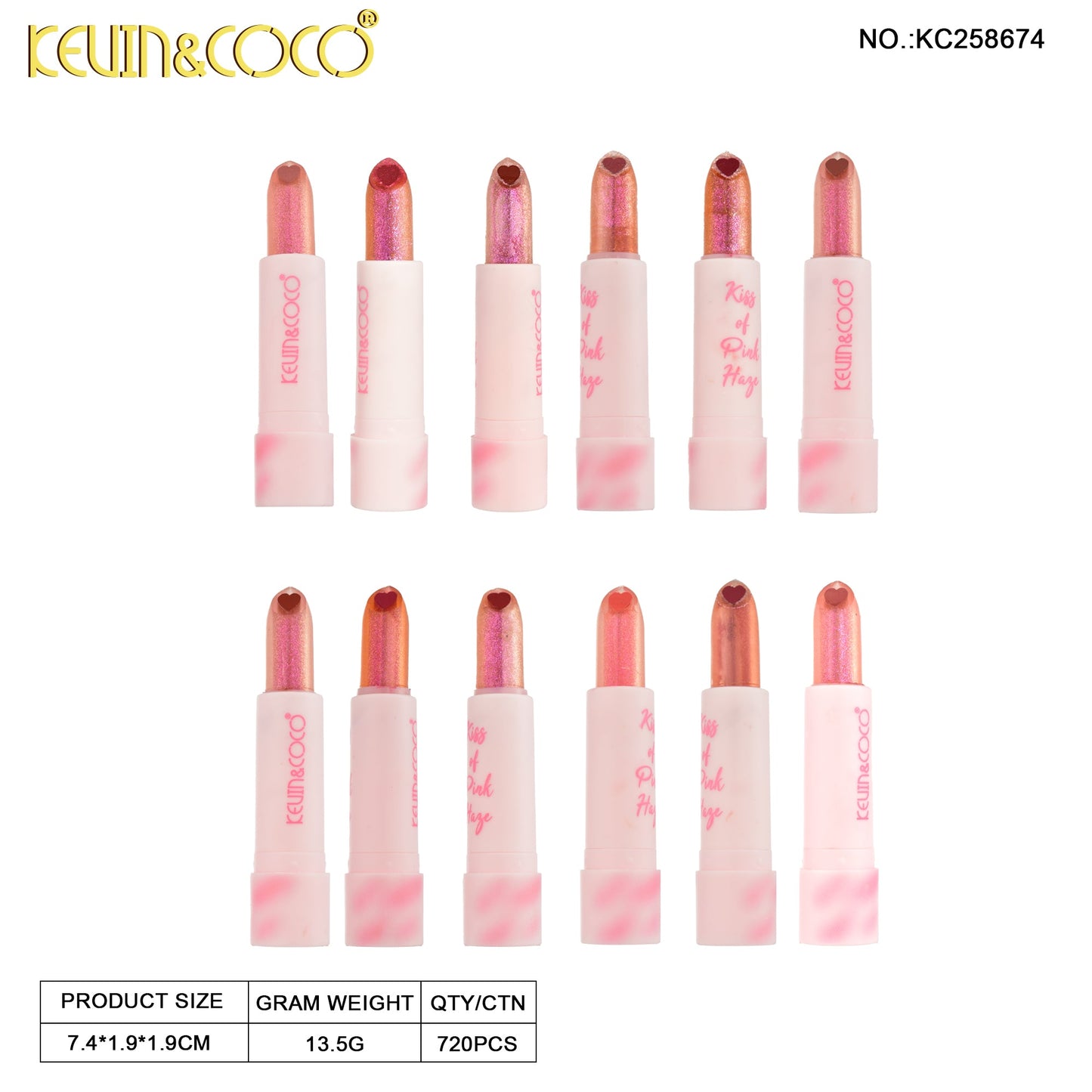 Labial en Barra shine KEVIN&COCO REF:KC258674