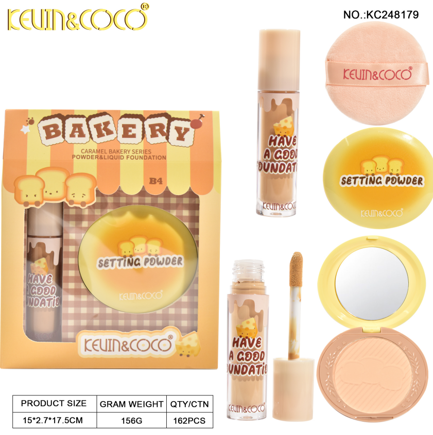 KIT DE CORRECTOR Y POLVO KEVIN&COCO REF:KC248124