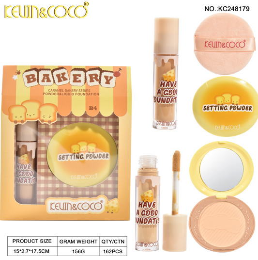 KIT DE CORRECTOR Y POLVO KEVIN&COCO REF:KC248124