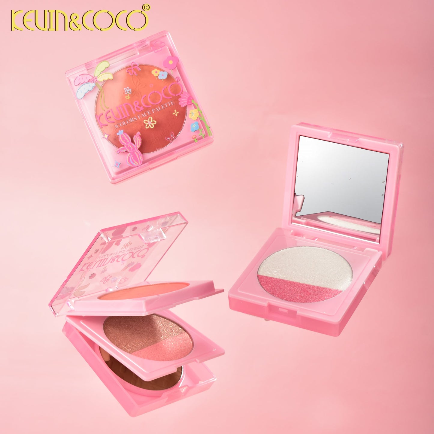 Set de Maquillaje Compacto con Espejo – Kevin&Coco REF:KC1014