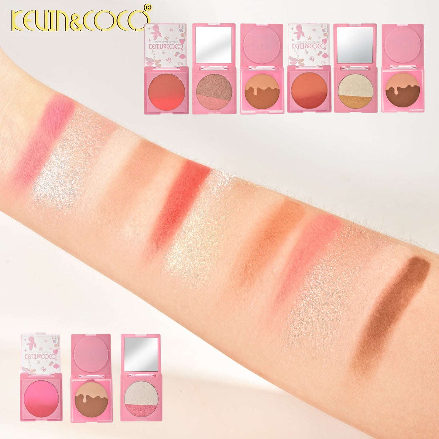 Set de Maquillaje Compacto con Espejo – Kevin&Coco REF:KC1014