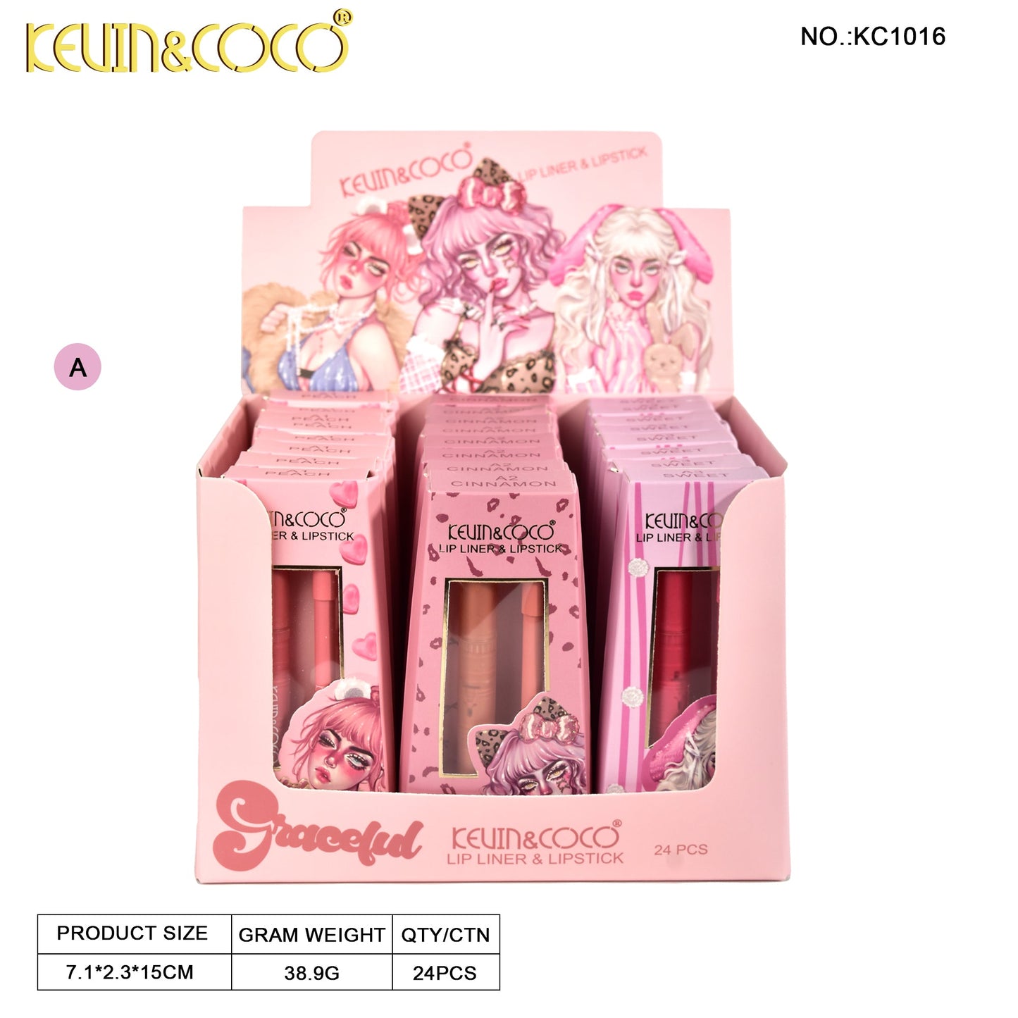 Kit Duo Labiales KEVIN&COCO  REF:KC1016
