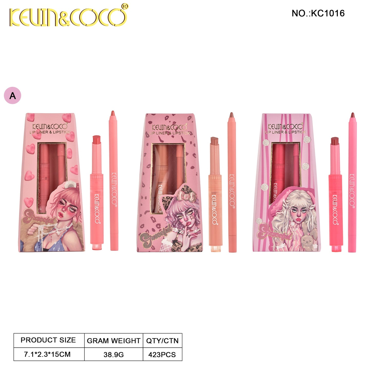 Kit Duo Labiales KEVIN&COCO  REF:KC1016