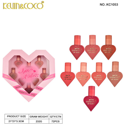 Lip gloss matte  Forma Corazón – Kevin&Coco REF:KC1053