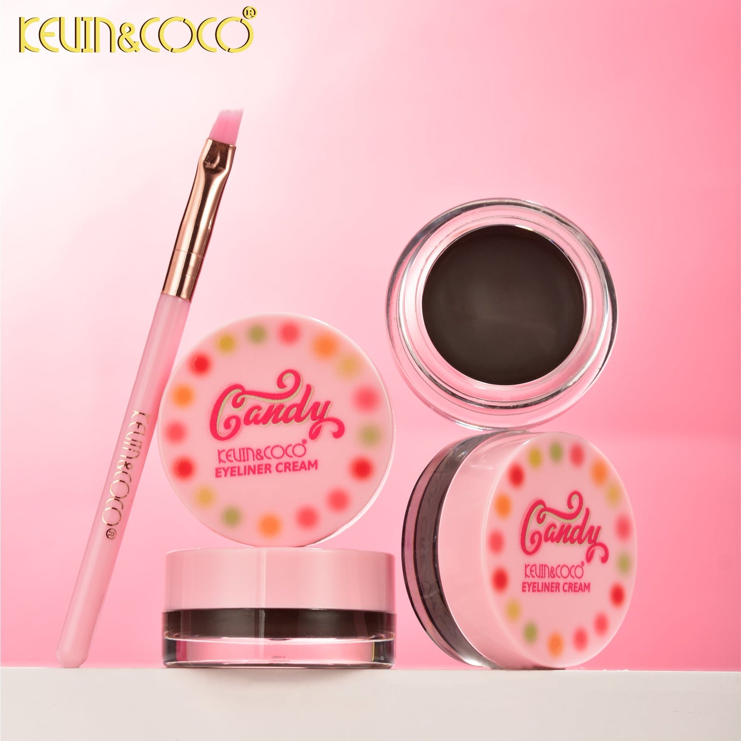 Delineador en Gel con Brocha Candy – Kevin & Coco REF:KC1058