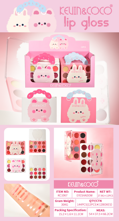 Paleta de lip gloss  Kevin & Coco REF:KC1067