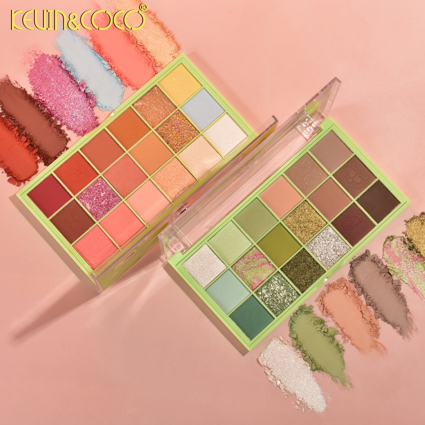 Paleta de Sombras Multicolor con Glitter – Kevin&Coco REF:KC1069