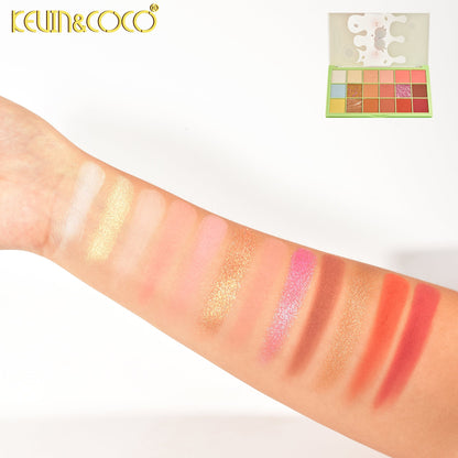 Paleta de Sombras Multicolor con Glitter – Kevin&Coco REF:KC1069