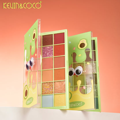 Paleta de Sombras Multicolor con Glitter – Kevin&Coco REF:KC1069