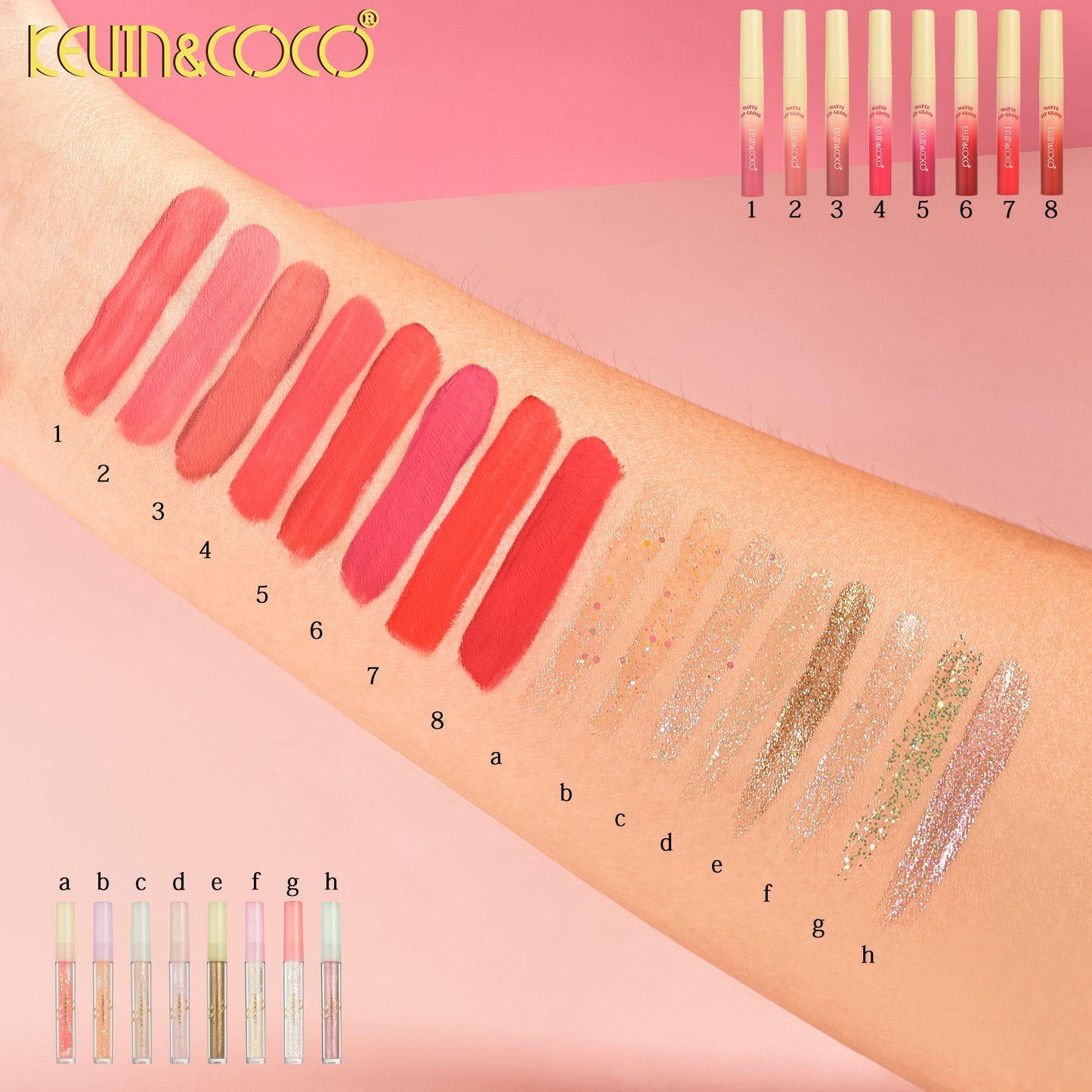 Kit Labial Liquido KEVIN&COCO REF:KC1070