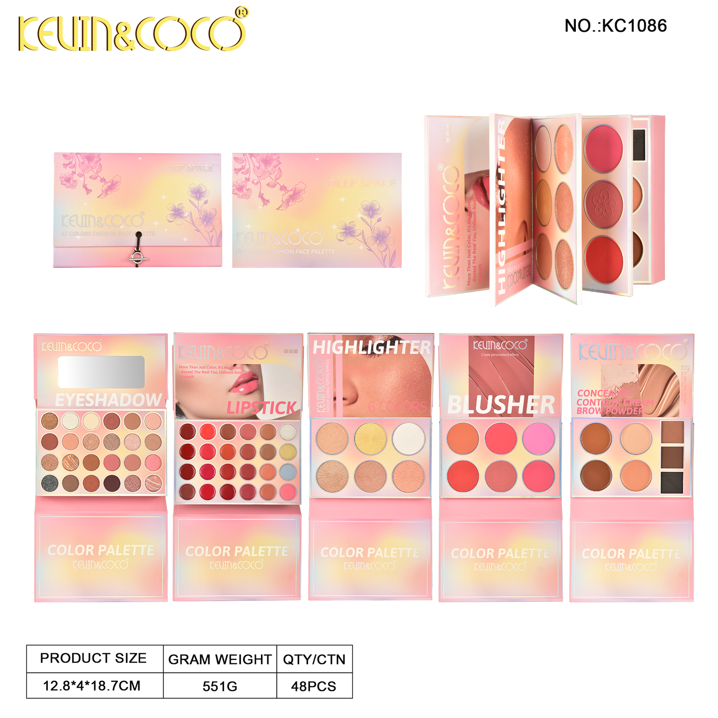 KIT DE MAQUILLAJE REF:KC1086