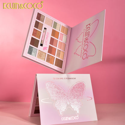 Paleta de Sombras 32 Tonos Mariposa – Kevin&Coco REF:KC1092