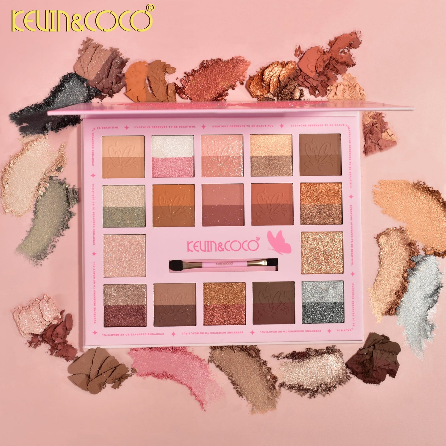 Paleta de Sombras 32 Tonos Mariposa – Kevin&Coco REF:KC1092
