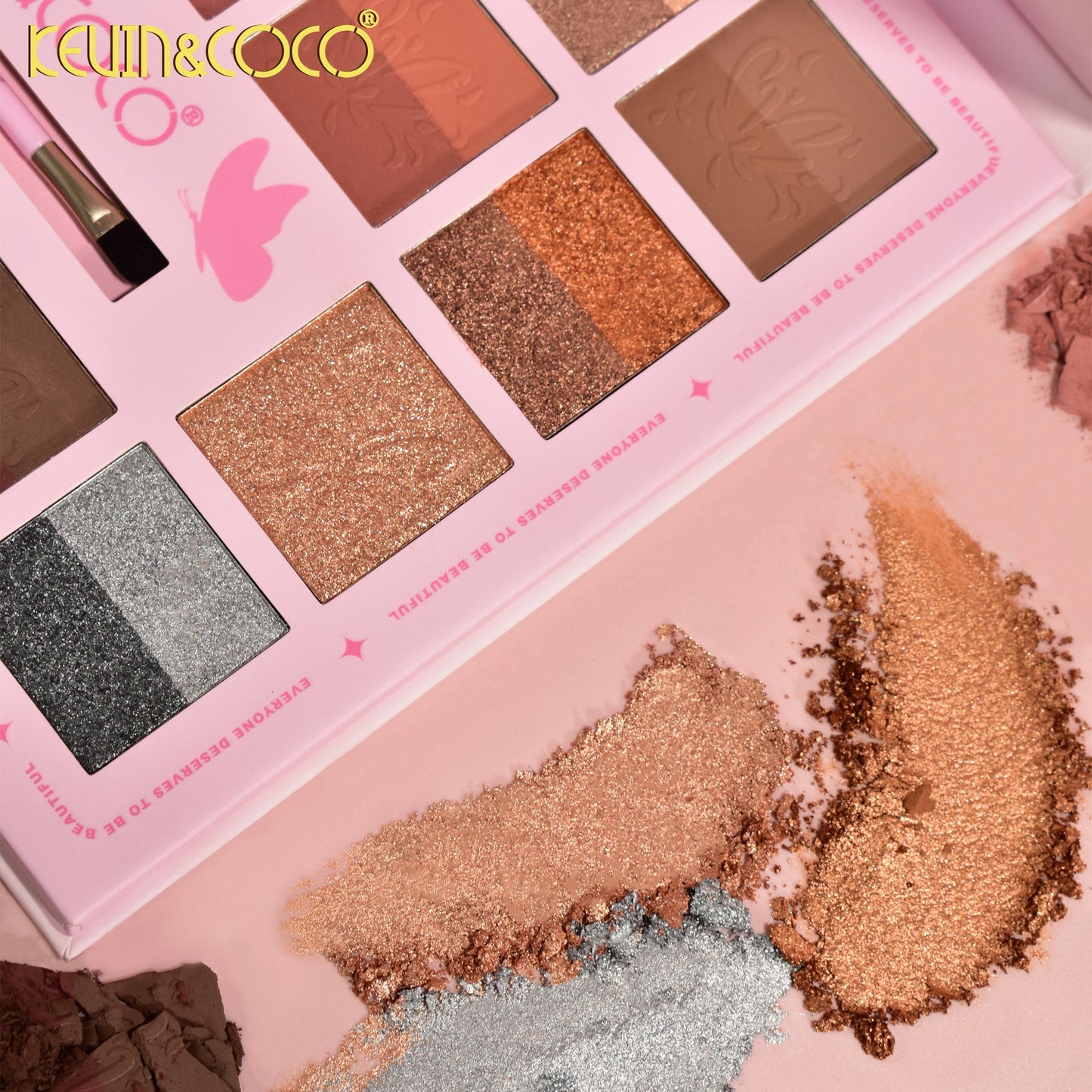 Paleta de Sombras 32 Tonos Mariposa – Kevin&Coco REF:KC1092