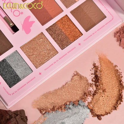 Paleta de Sombras 32 Tonos Mariposa – Kevin&Coco REF:KC1092
