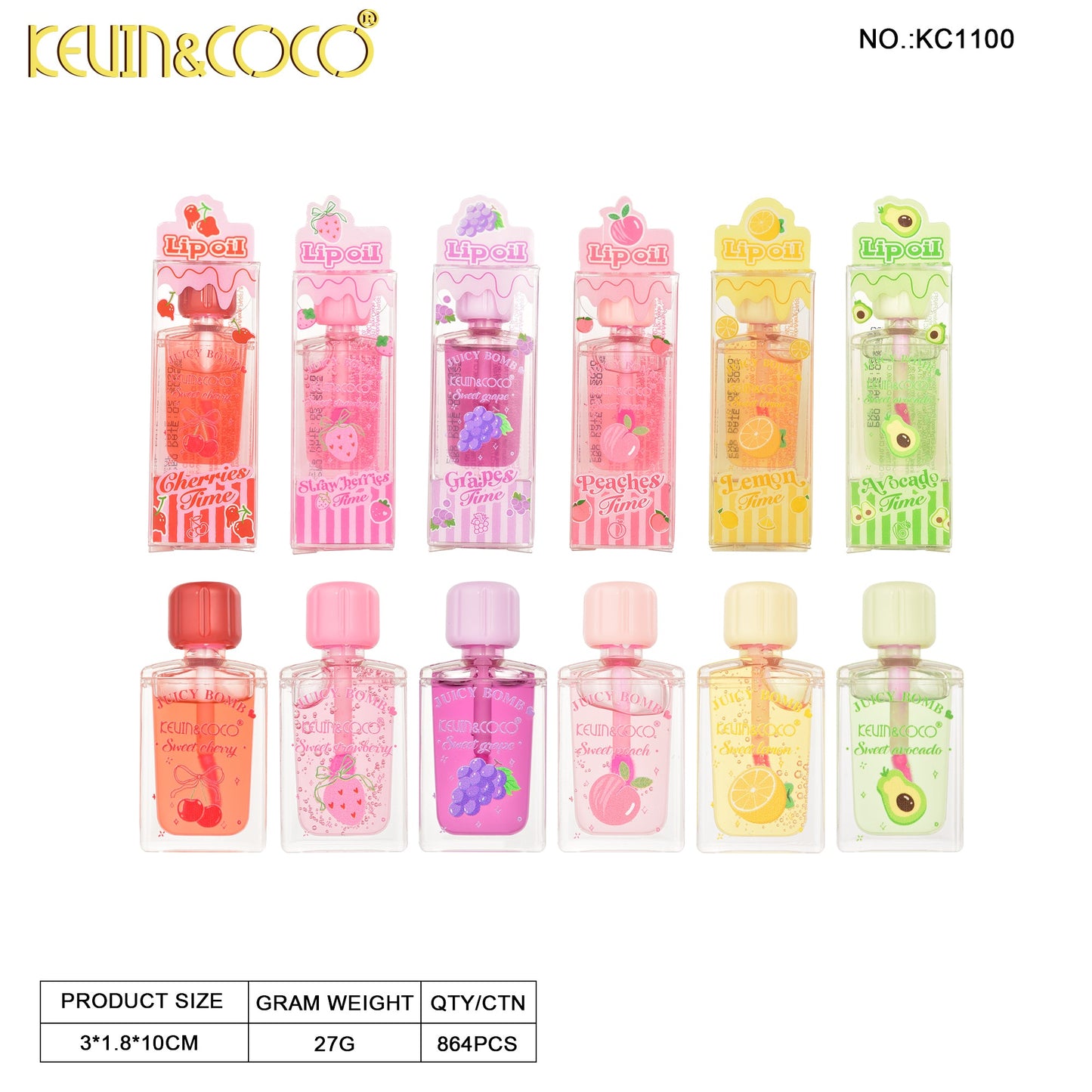 Brillo Labial Liquido KEVIN&COCO REF:KC1100