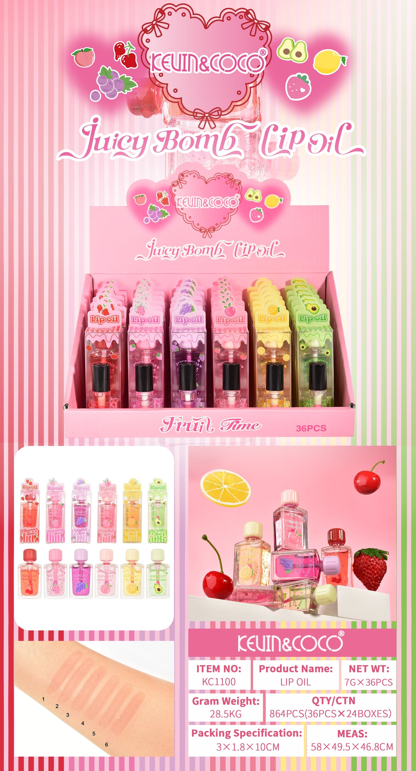 Brillo Labial Liquido KEVIN&COCO REF:KC1100