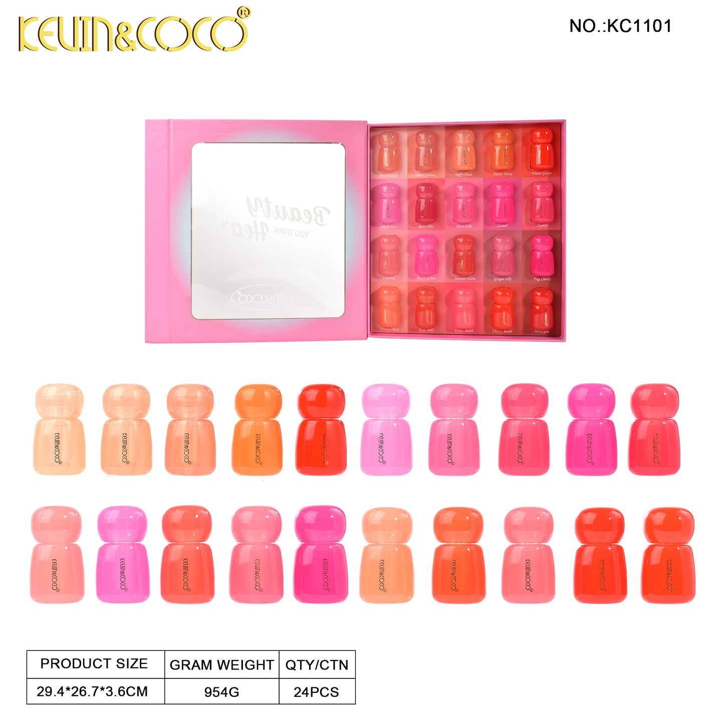 Kit de Labiales*20 KEVIN&COCO REF:KC1101