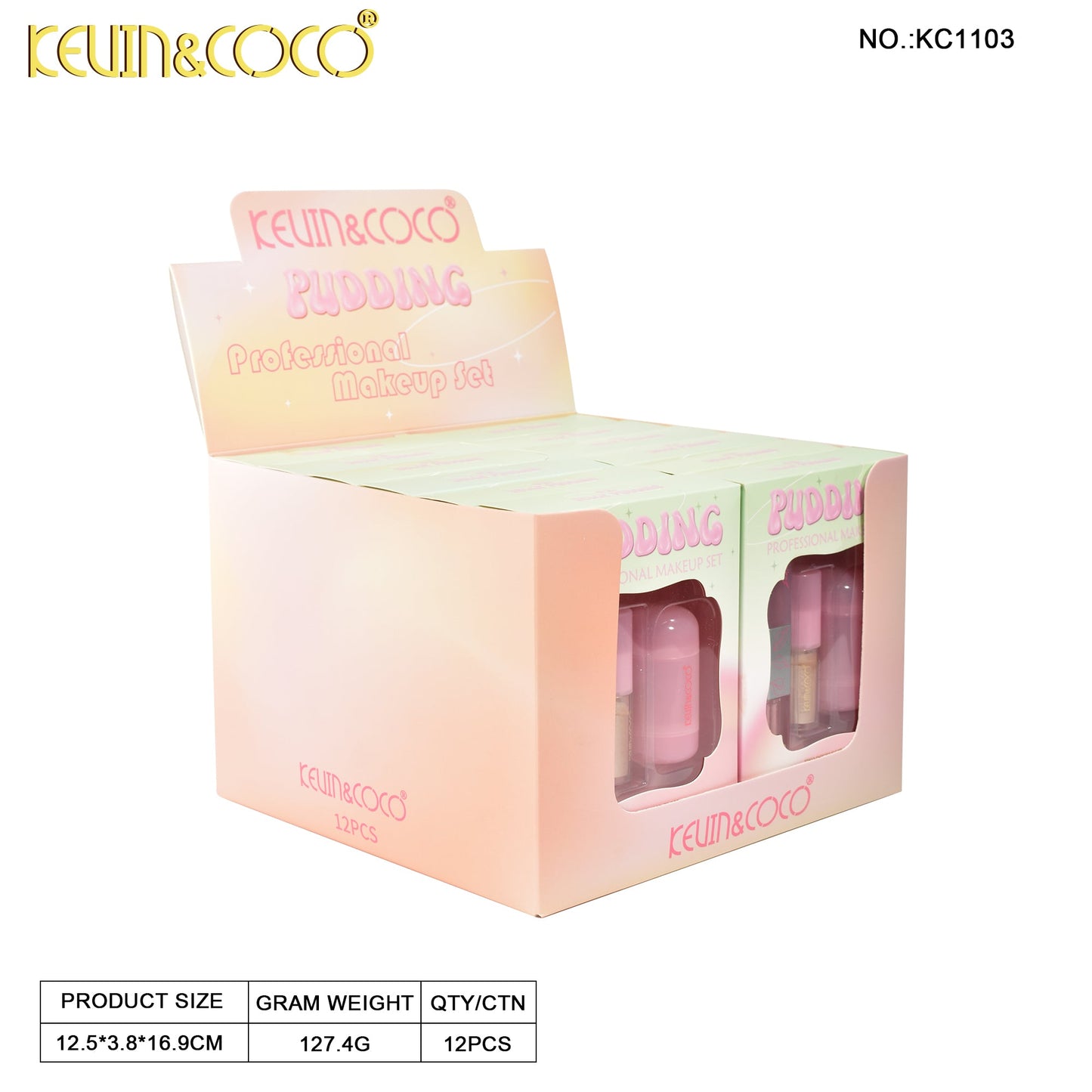 Kit de Maquillaje KEVIN&COCO REF:KC1103B