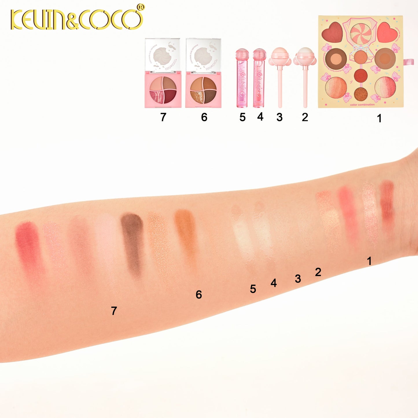 Set de Maquillaje Sweet Lollipop Kevin&Coco REF:KC1186