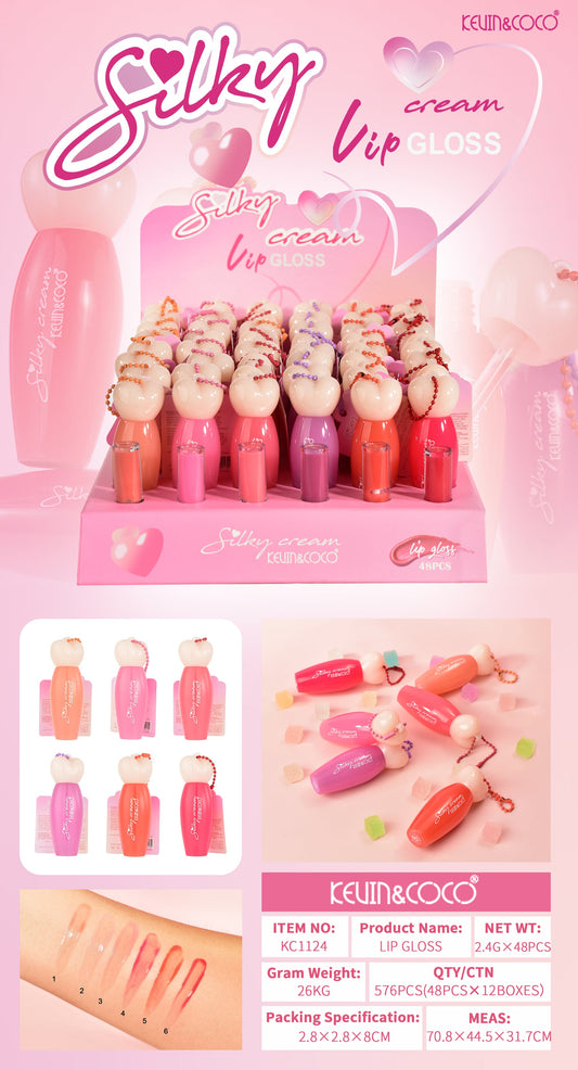 Brillo Labial Hidratante Diseño Corazón – Kevin&Coco REF:KC1124