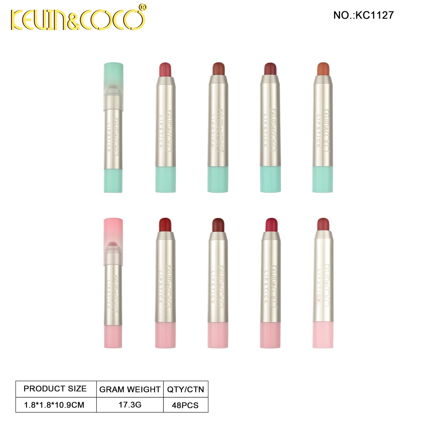 Labial en Barra – Kevin&Coco REF:KC1127