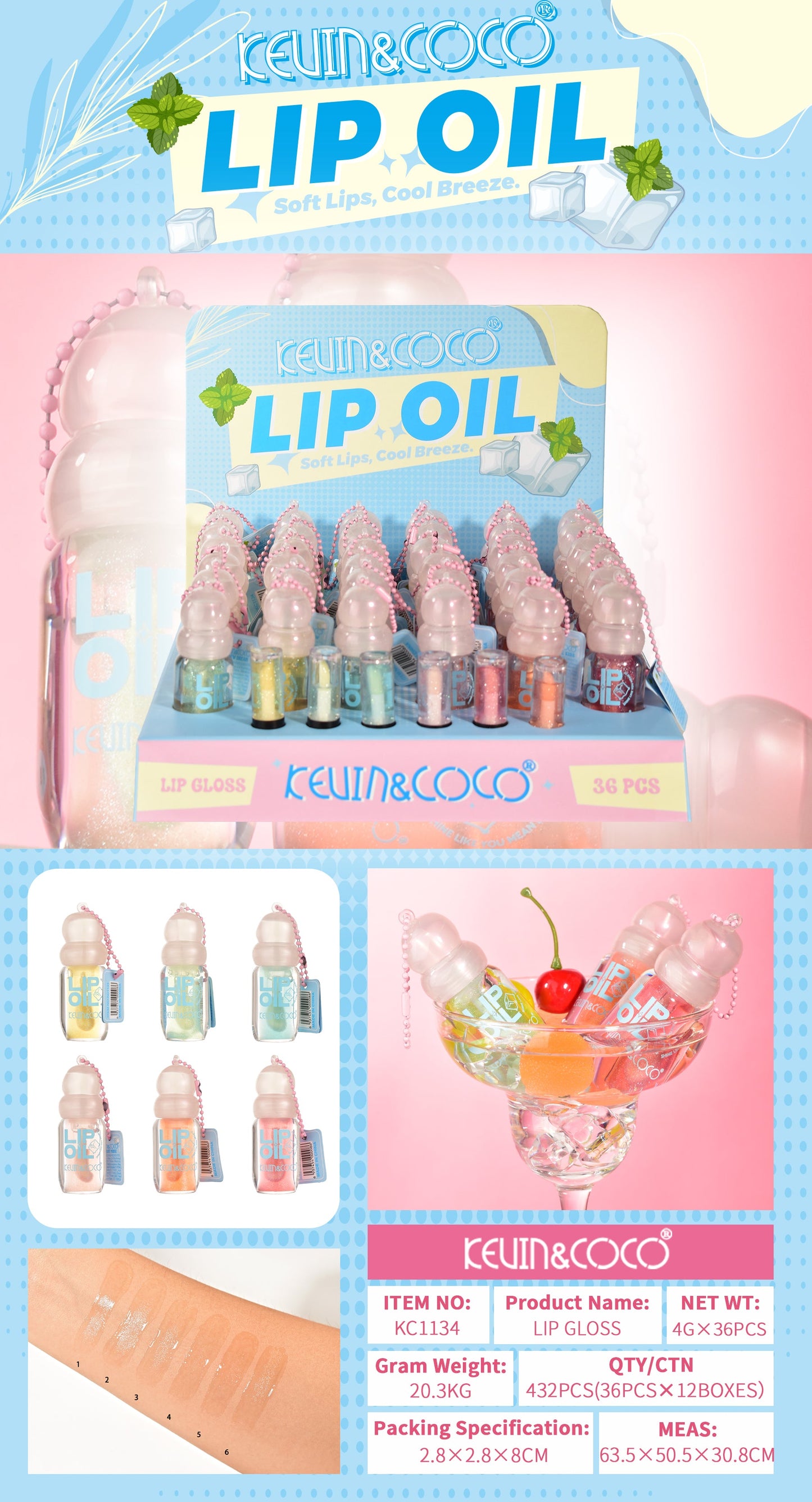 Brillo Labial Hidratante – Kevin&Coco REF:KC1134