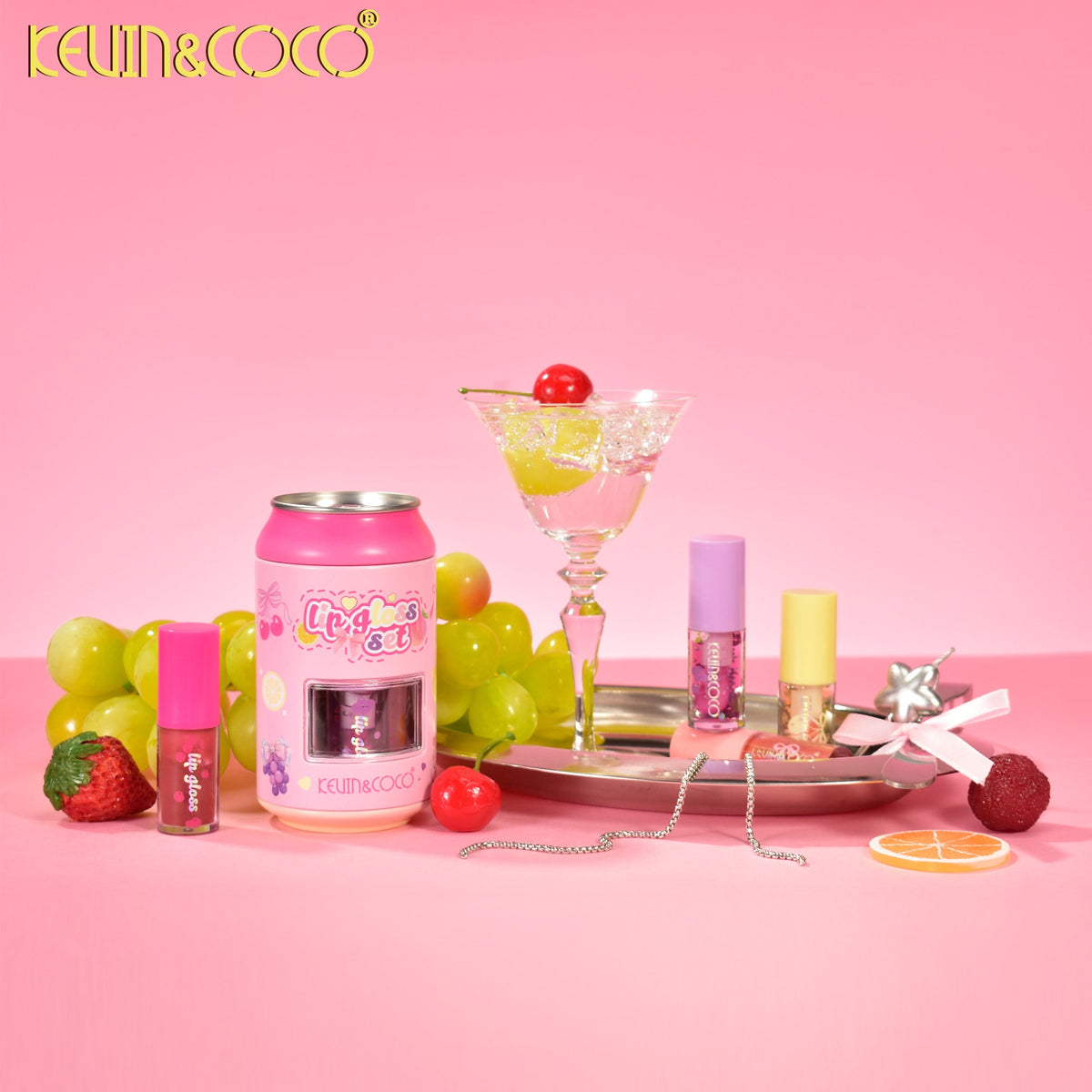 Set de brillos labiales kevin&coco REF:KC1136