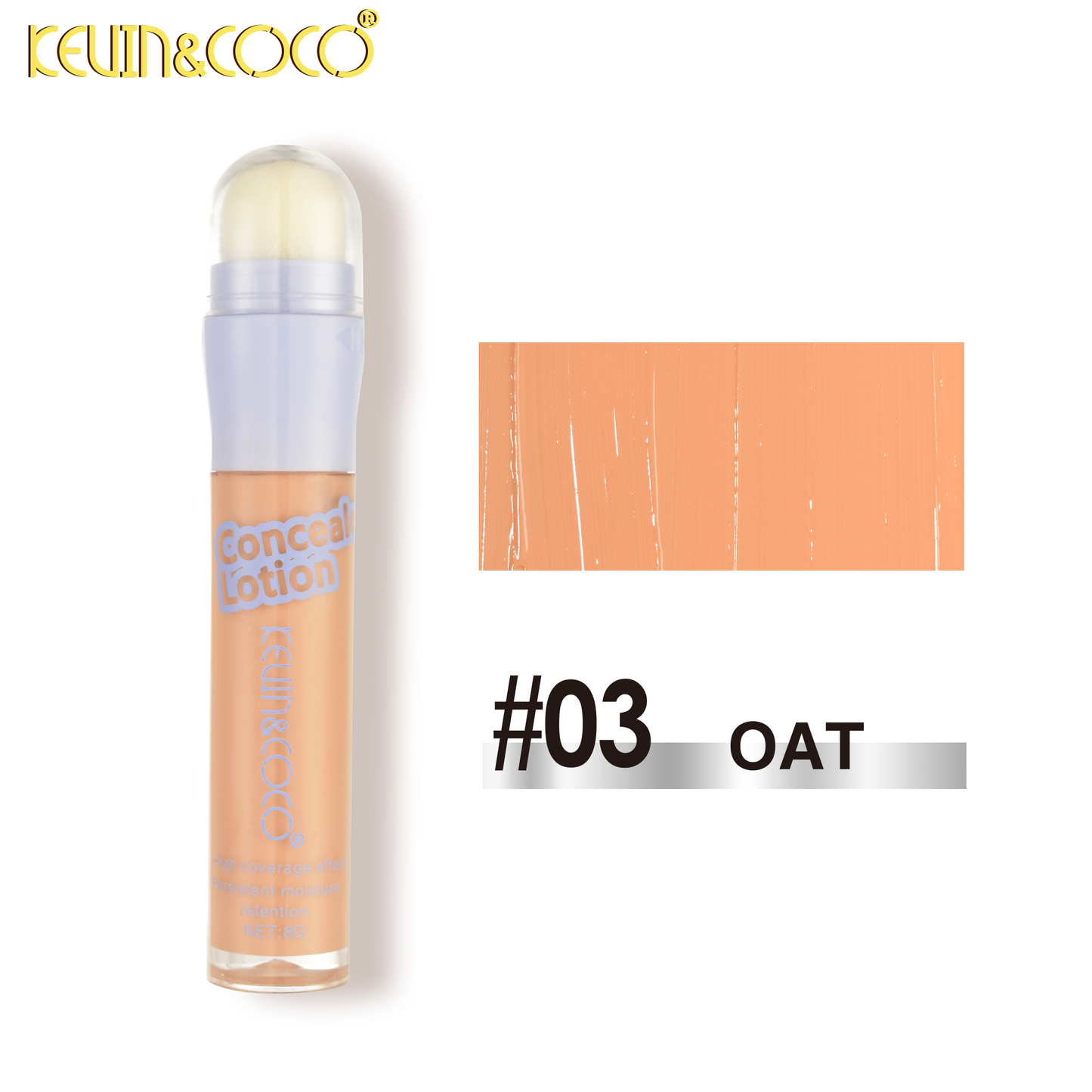 Corrector de Ojeras con Aplicador de Esponja KEVIN&COCO REF:KC1151
