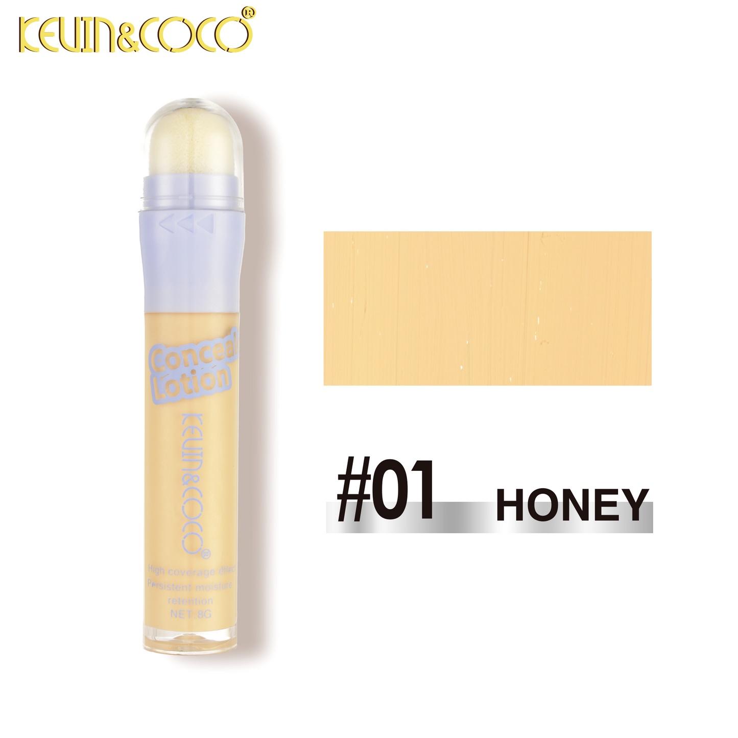 Corrector de Ojeras con Aplicador de Esponja KEVIN&COCO REF:KC1151